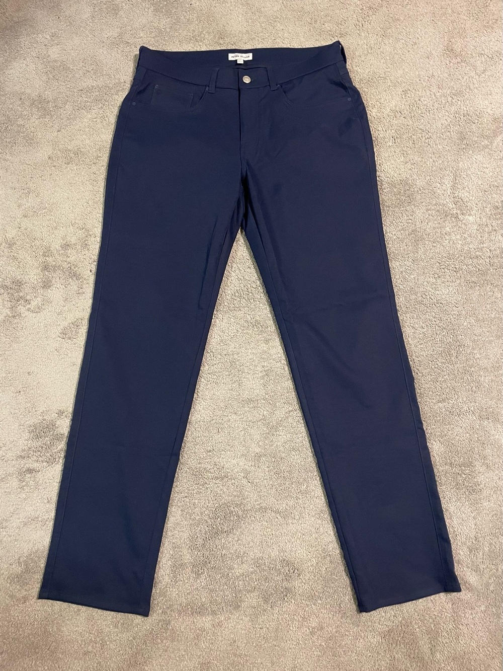 Peter Miller eb66 Pants Men’s 33x32 Navy Blue Golf 5 Pocket Preppy Lightweight